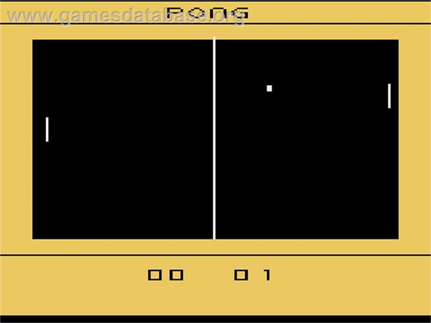 Arcade Pong - Atari 2600 - Artwork - In Game