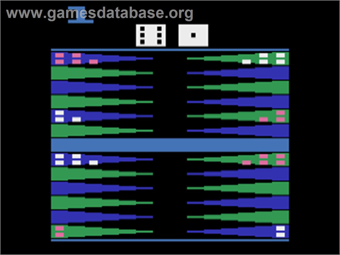 Backgammon - Atari 2600 - Artwork - In Game