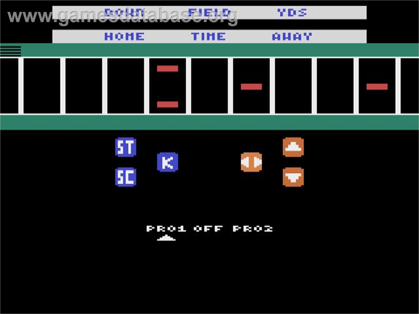 Blip Football - Atari 2600 - Artwork - In Game