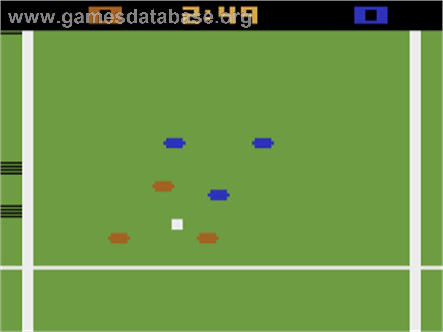 Championship Soccer - Atari 2600 - Artwork - In Game