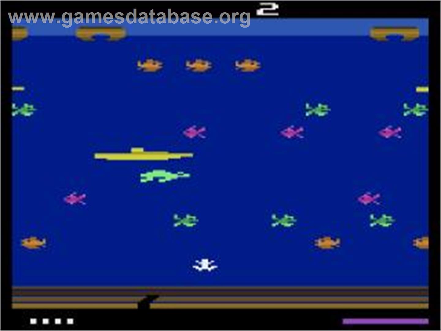 Frogger 2 - Threeedeep! - Atari 2600 - Artwork - In Game