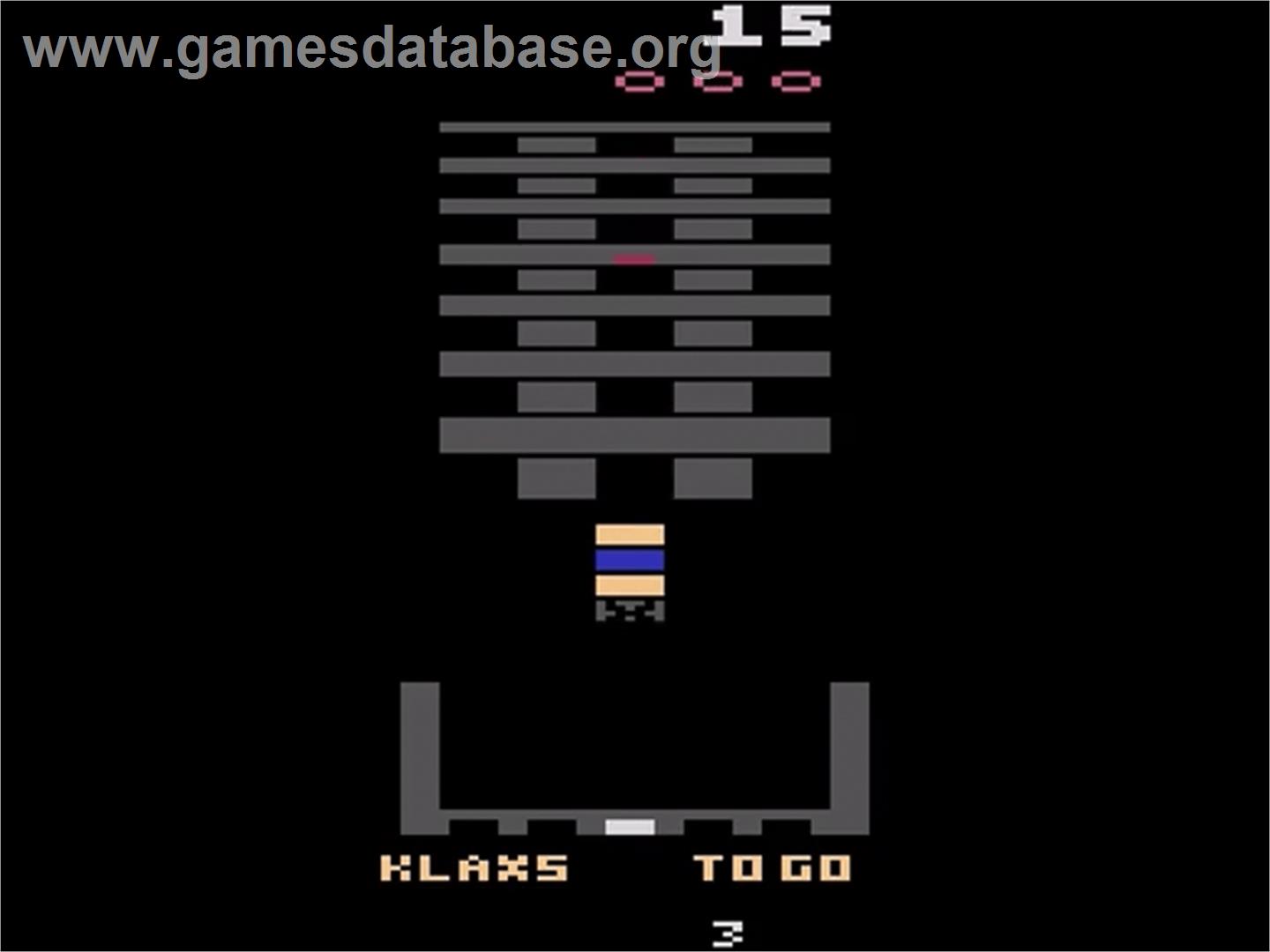 Klax - Atari 2600 - Artwork - In Game