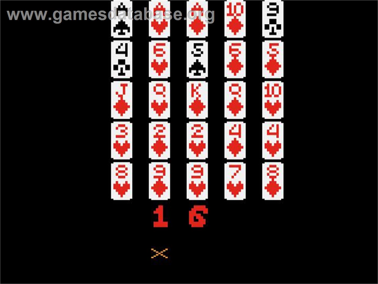 Poker Squares - Atari 2600 - Artwork - In Game