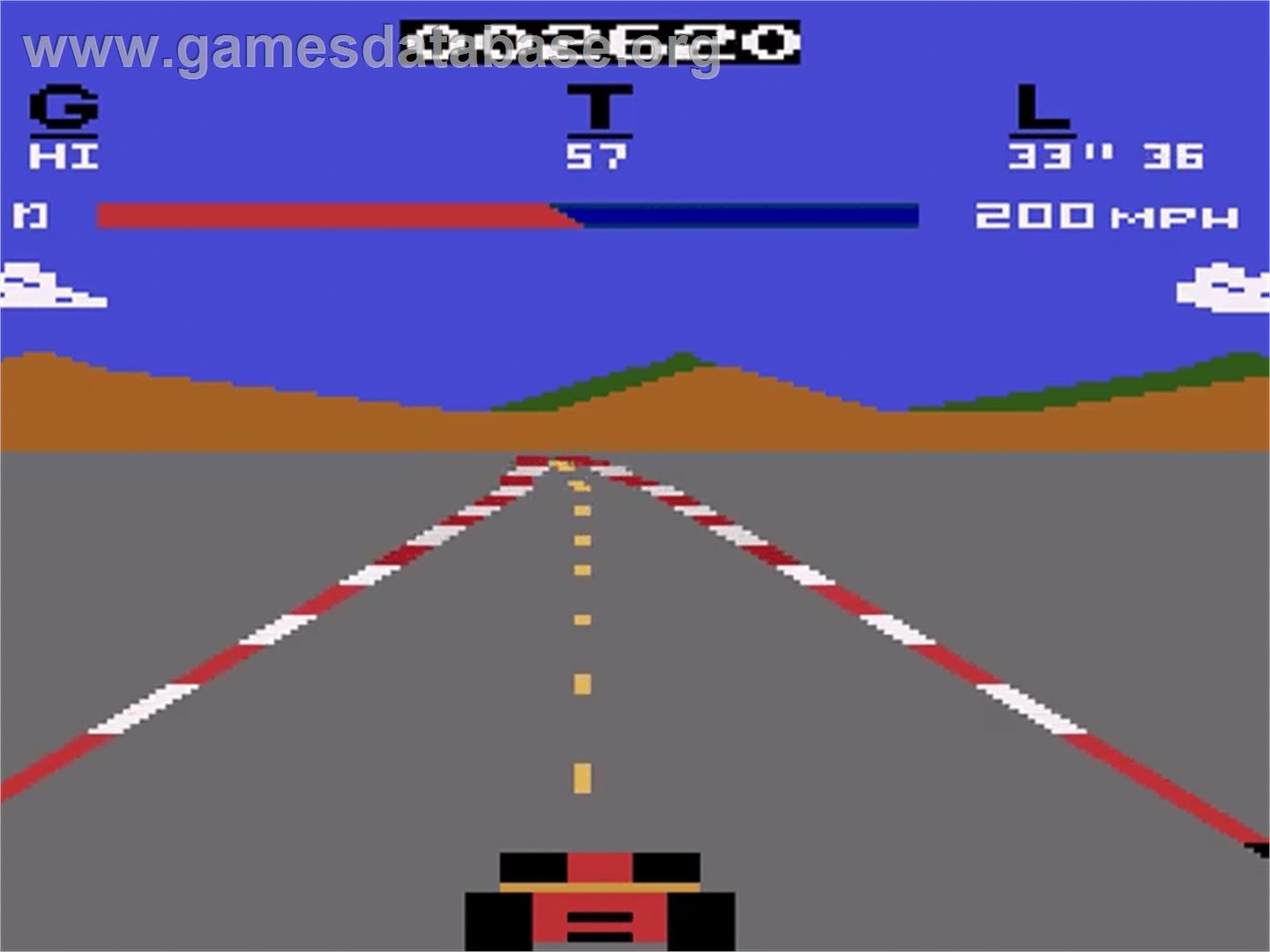 Pole Position - Atari 2600 - Artwork - In Game
