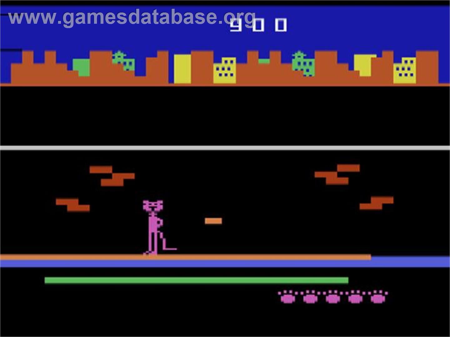 Pursuit of the Pink Panther - Atari 2600 - Artwork - In Game