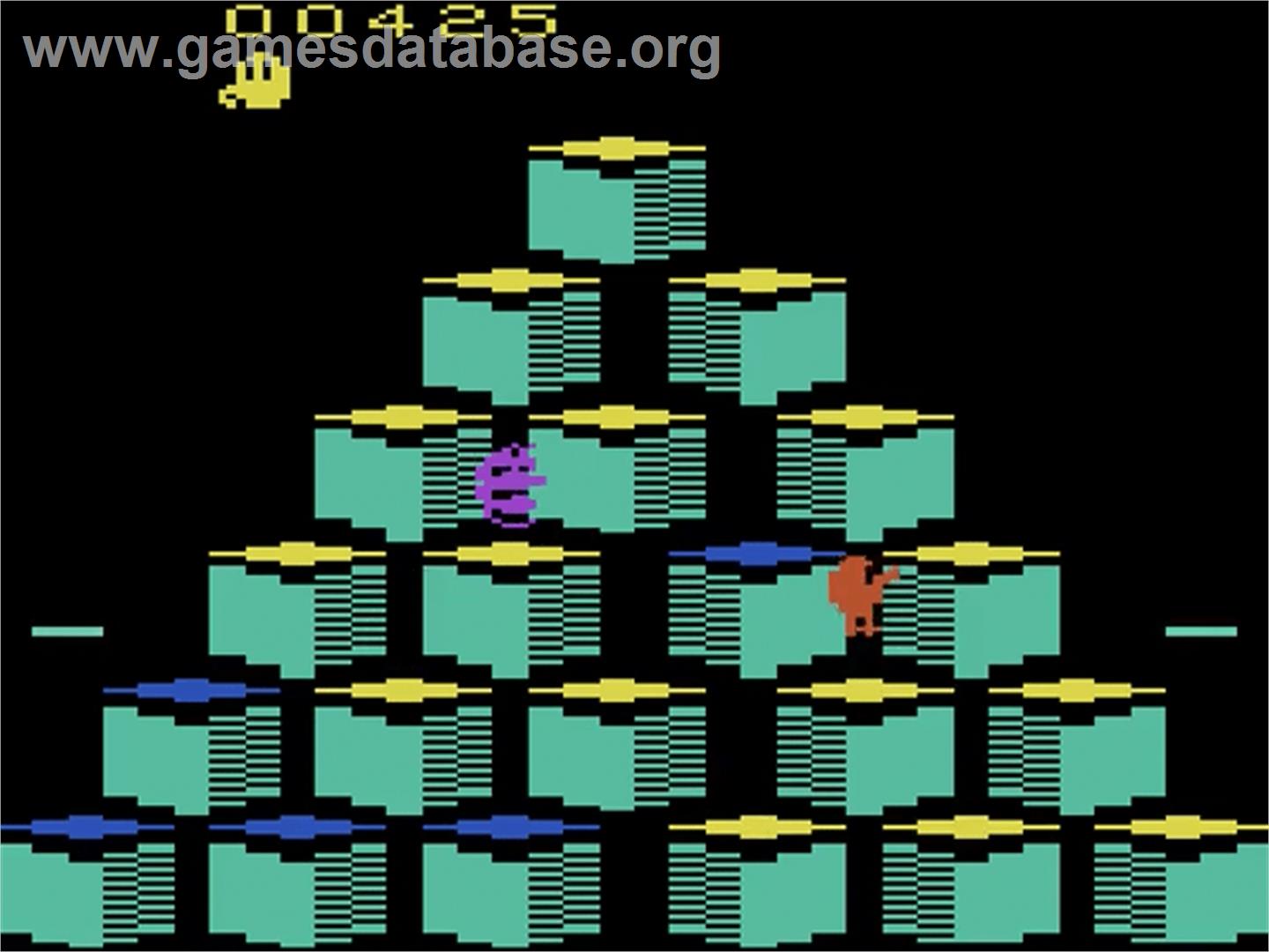 Q*bert - Atari 2600 - Artwork - In Game