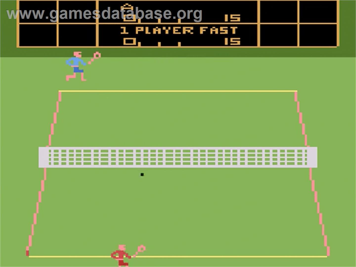 RealSports Tennis - Atari 2600 - Artwork - In Game