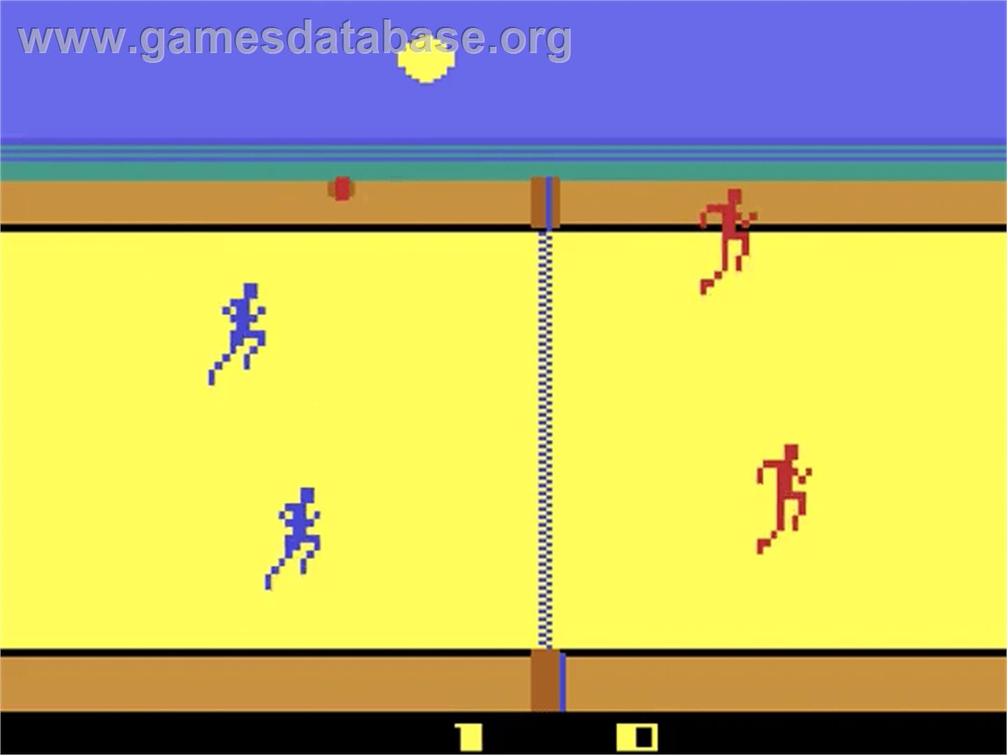 RealSports Volleyball - Atari 2600 - Artwork - In Game