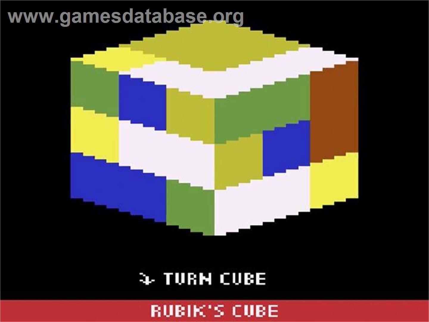 Rubik's Cube 3d - Atari 2600 - Artwork - In Game