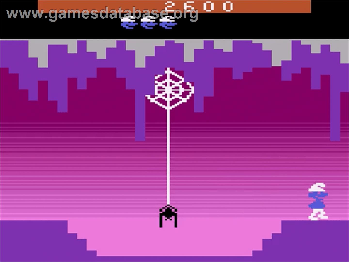 Smurf: Rescue in Gargamel's Castle - Atari 2600 - Artwork - In Game