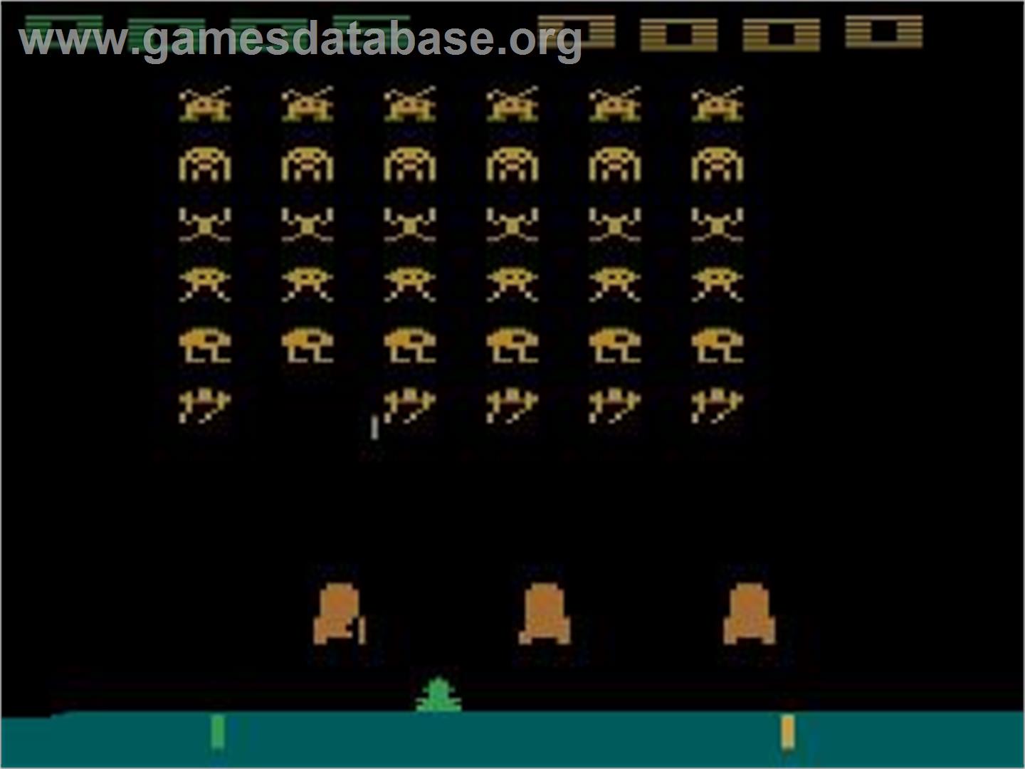 Space Invaders - Atari 2600 - Artwork - In Game