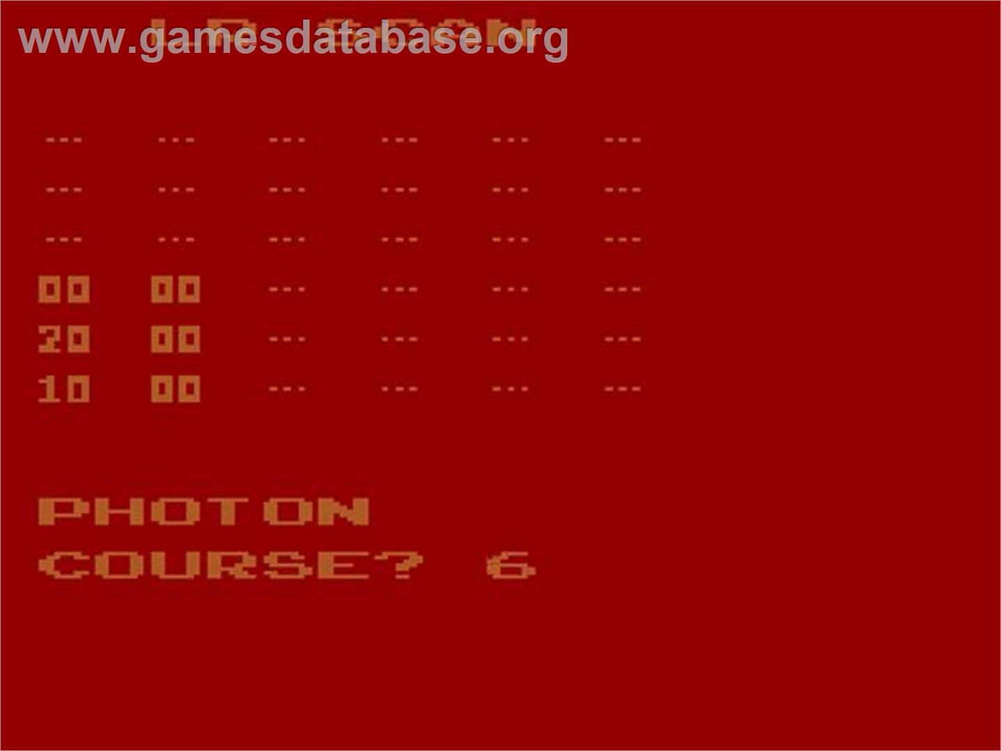 Stellar Track - Atari 2600 - Artwork - In Game