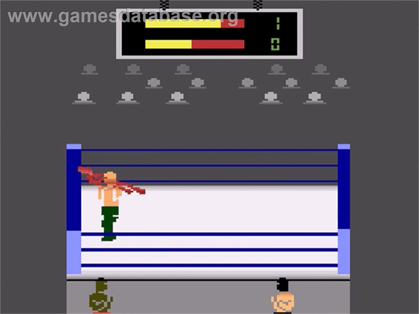 Title Match Pro Wrestling - Atari 2600 - Artwork - In Game