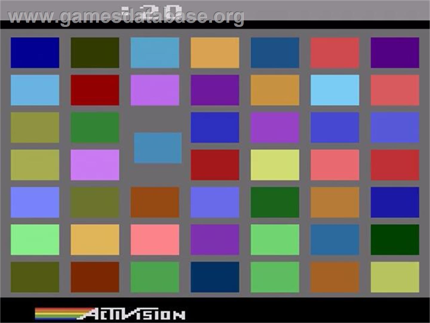 Unknown Activision Game #1 - Atari 2600 - Artwork - In Game