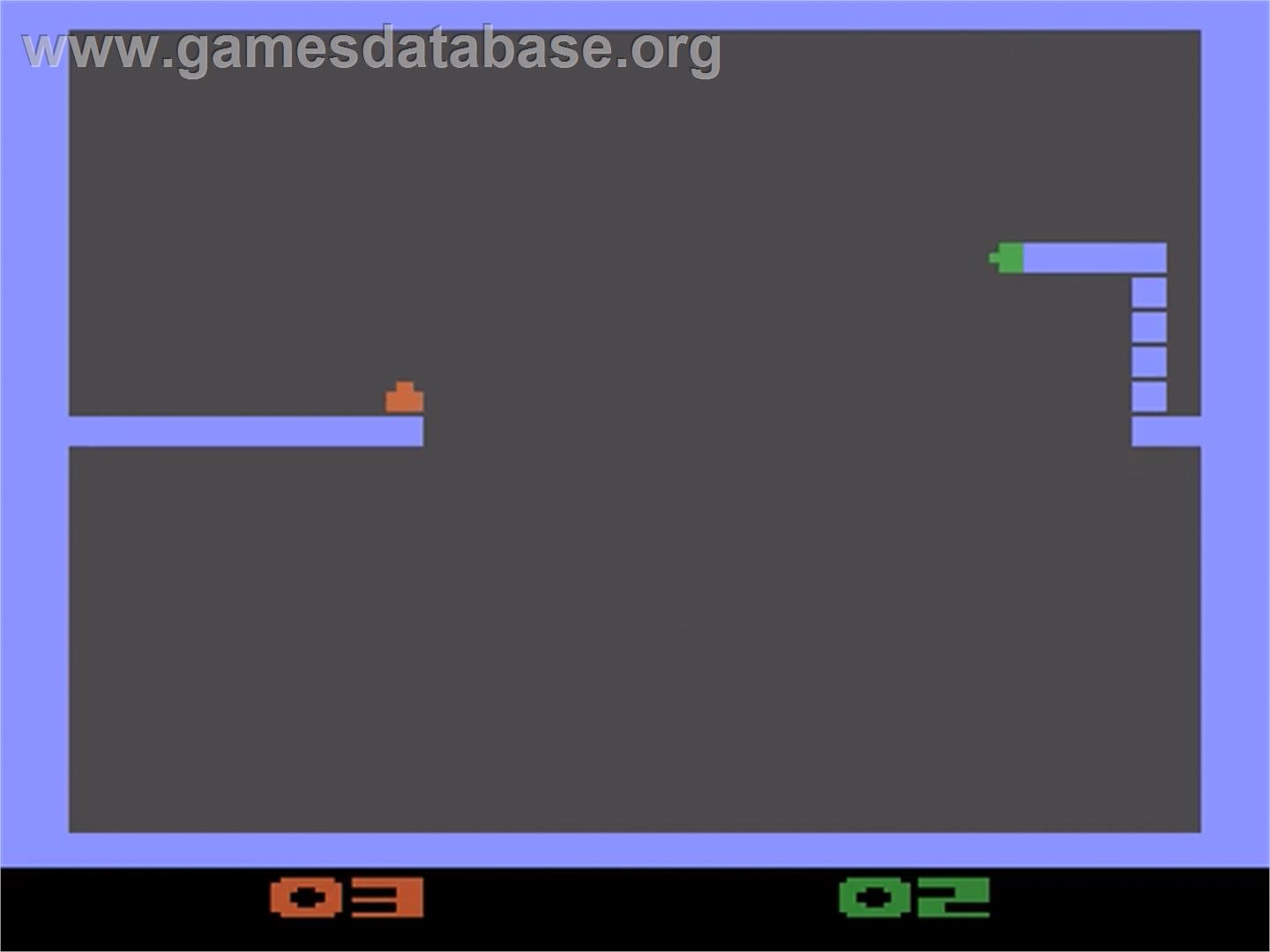 Warring Worms: The Worm (re)Turns - Atari 2600 - Artwork - In Game