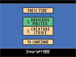 Title screen of 2 Pak Special - Space Voyage - Fire Alert on the Atari 2600.