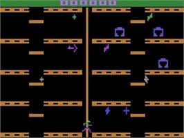 Title screen of Adventures On Gx-12 on the Atari 2600.