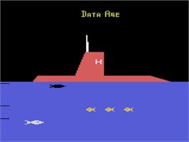 Title screen of Airlock on the Atari 2600.