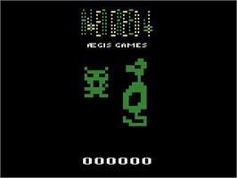 Title screen of Alien Greed 4 - Adventure on the Atari 2600.