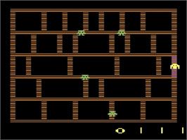 Title screen of Amidar on the Atari 2600.