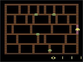 Title screen of Amidar on the Atari 2600.