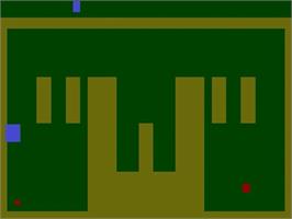 Title screen of Arcade Golf on the Atari 2600.