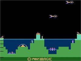 Title screen of Atlantis 2 on the Atari 2600.