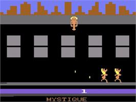 Title screen of Beat 'Em & Eat 'Em/Lady in Wading on the Atari 2600.