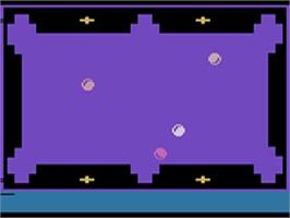 Title screen of Billard on the Atari 2600.