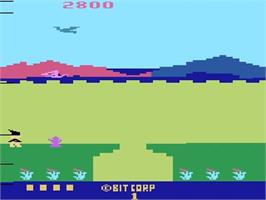 Title screen of Bobby Is Going Home on the Atari 2600.