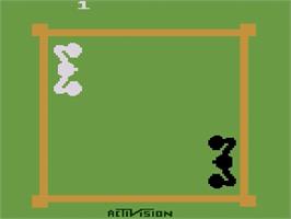 Title screen of Boxing on the Atari 2600.