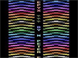 Title screen of California Games on the Atari 2600.