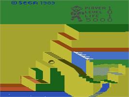 Title screen of Congo Bongo on the Atari 2600.