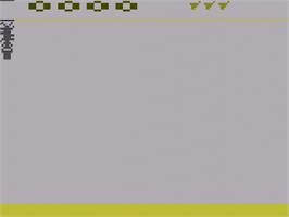 Title screen of Cosmic Swarm on the Atari 2600.