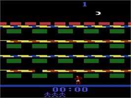 Title screen of Criminal Persuit on the Atari 2600.