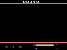 Title screen of Cross Force on the Atari 2600.