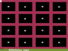 Title screen of Dice Puzzle on the Atari 2600.
