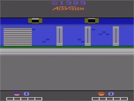 Title screen of Double Dragon on the Atari 2600.