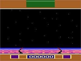 Title screen of Earth Dies Screaming, The on the Atari 2600.
