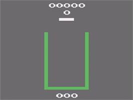 Title screen of Edtris 2600 on the Atari 2600.