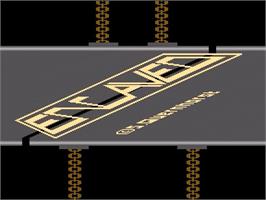 Title screen of Encaved on the Atari 2600.