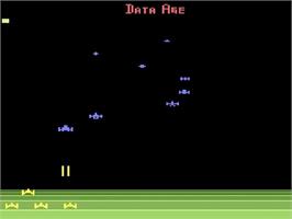 Title screen of Encounter At L-5 on the Atari 2600.