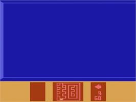 Title screen of Escape from the Mindmaster on the Atari 2600.