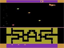 Title screen of Flash Gordon on the Atari 2600.