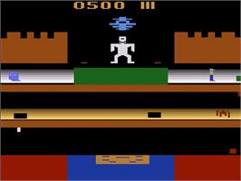 Title screen of Frankenstein's Monster on the Atari 2600.
