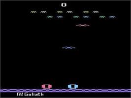 Title screen of Galactic on the Atari 2600.