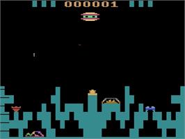 Title screen of Gamma-Attack on the Atari 2600.