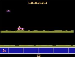 Title screen of Gas Hog on the Atari 2600.