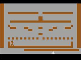 Title screen of Gingerbread Man on the Atari 2600.