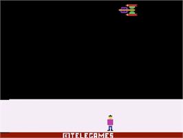 Title screen of Glacier Patrol on the Atari 2600.